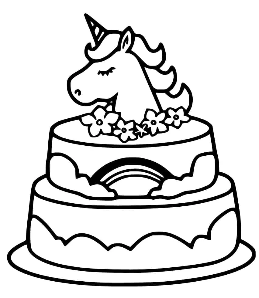 Gâteau Licorne 10